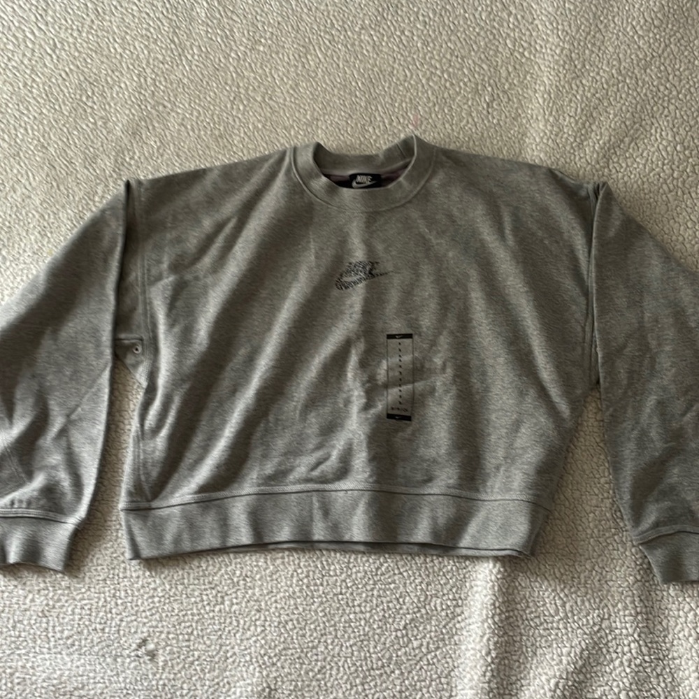 Nike Heather Gray Crewneck Sweatshirt